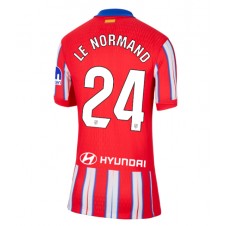 Atletico Madrid Robin Le Normand #24 Hjemmedrakt Kvinner 2024-25 Kortermet